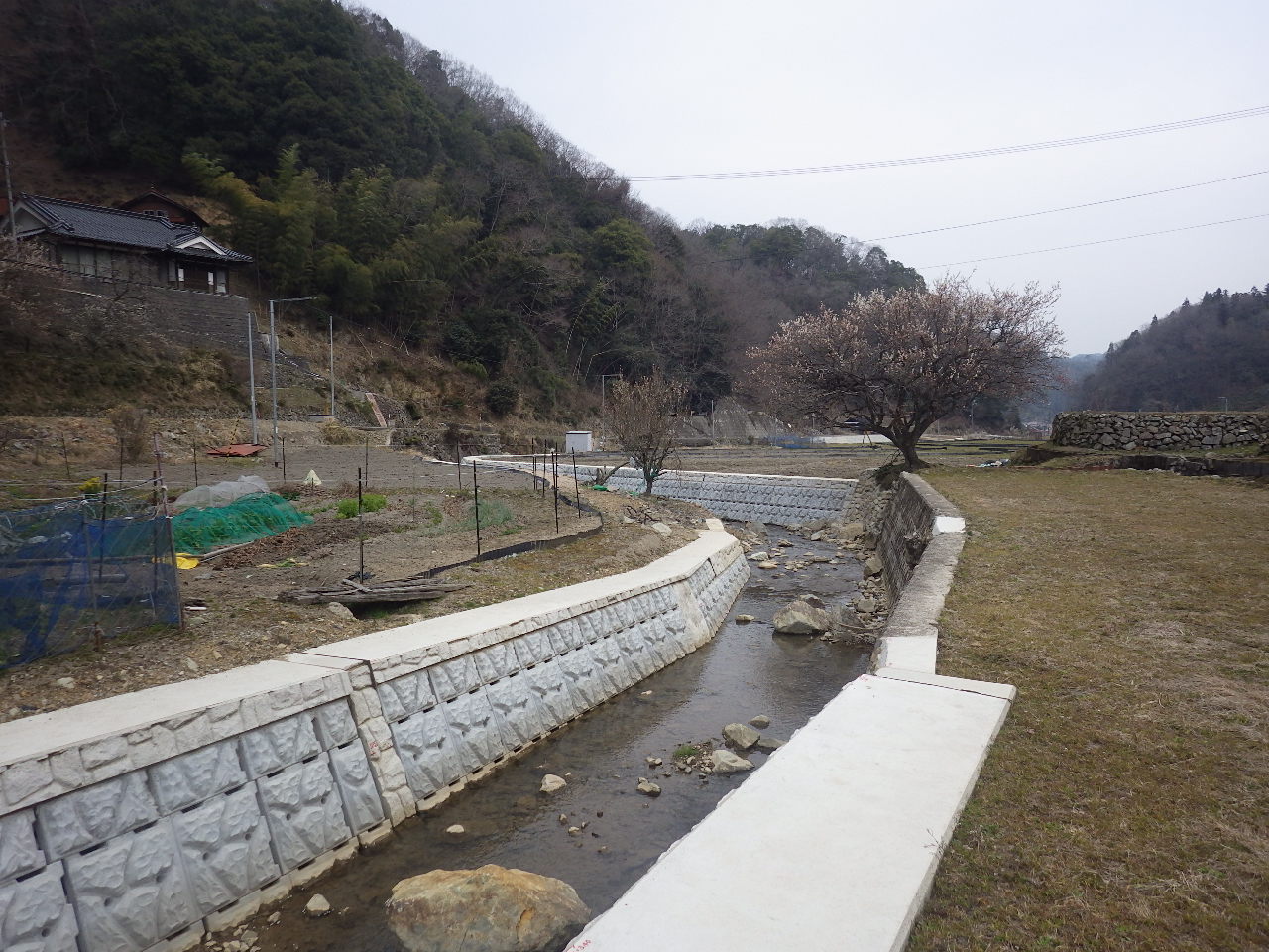 一級河川　太田川水系　栄堂川　河川災害復旧工事（平成26年災害第３８６号）