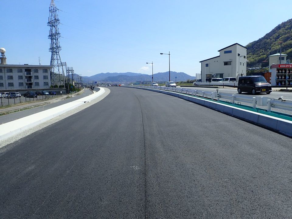 可部バイパス可部地区舗装工事