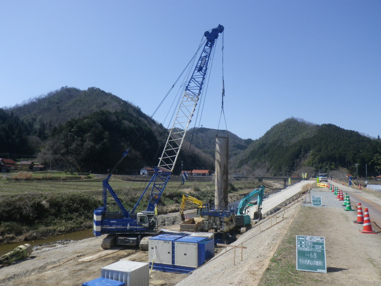 一級河川江の川水系長瀬川河川災害復旧工事
