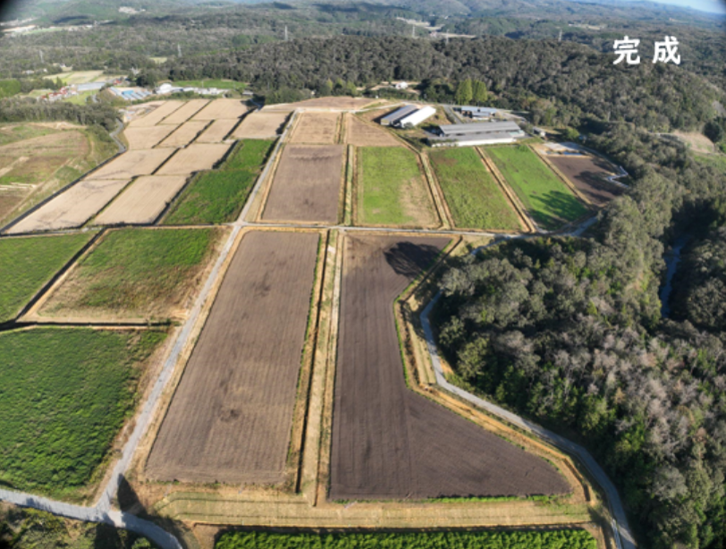 令和6年度県営農業競争力強化基盤整備事業鍋石地区3工区・区画整理2期工事